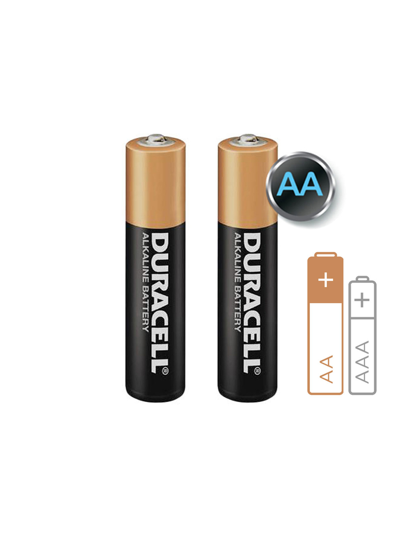 Батарейка Duracell Basic размер AA 1.5V, Количество: 2 шт. Батарейка Duracell Basic размер AA 1.5V, Количество: 2 шт.