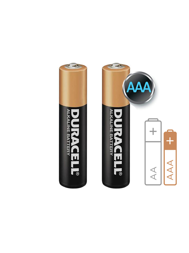 Батарейка Duracell Basic размер AAA 1.5V, Количество: 2 шт.
