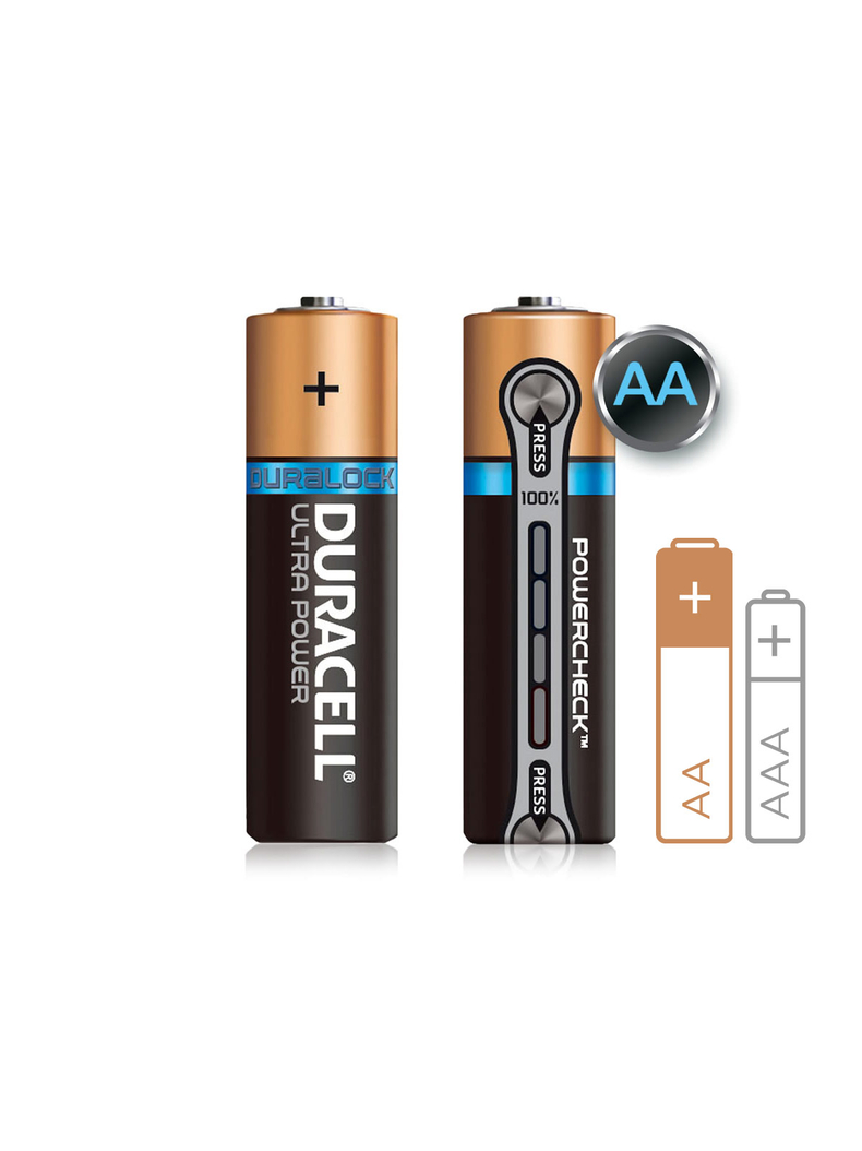 Батарейка Duracell ULTRA POWER размер AA 1.5V, Количество: 4 шт Батарейка Duracell ULTRA POWER размер AA 1.5V, Количество: 4 шт