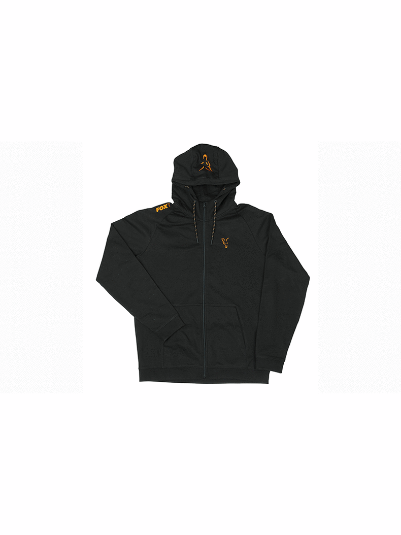 Толстовка на молнии FOX Collection Orange & Black Lightweight Hoodie, Размер: S, изображение 3