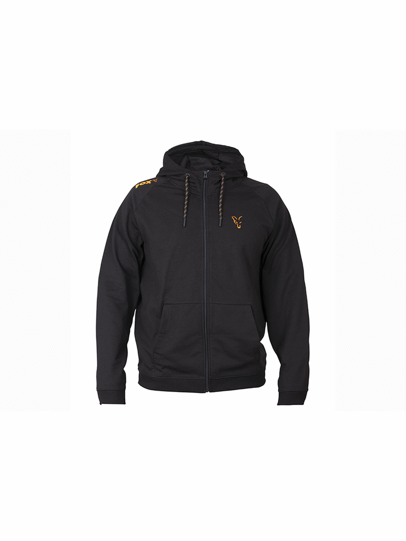 Толстовка на молнии FOX Collection Orange & Black Lightweight Hoodie, Размер: S, изображение 2