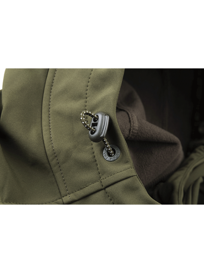 Ветровка FOX Collection Green & Silver Shell Hoodie, Размер: S, изображение 5 Ветровка FOX Collection Green & Silver Shell Hoodie, Размер: S, изображение 5