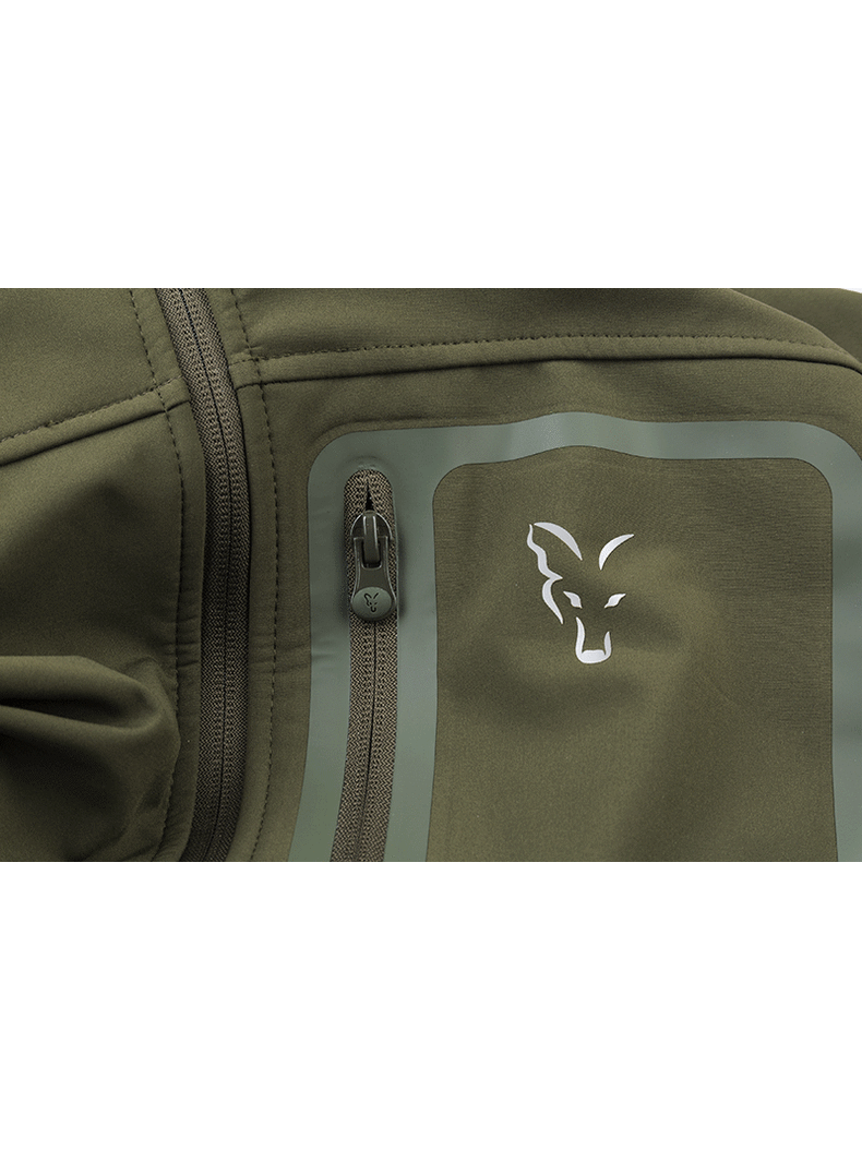 Ветровка FOX Collection Green & Silver Shell Hoodie, Размер: S, изображение 7 Ветровка FOX Collection Green & Silver Shell Hoodie, Размер: S, изображение 7