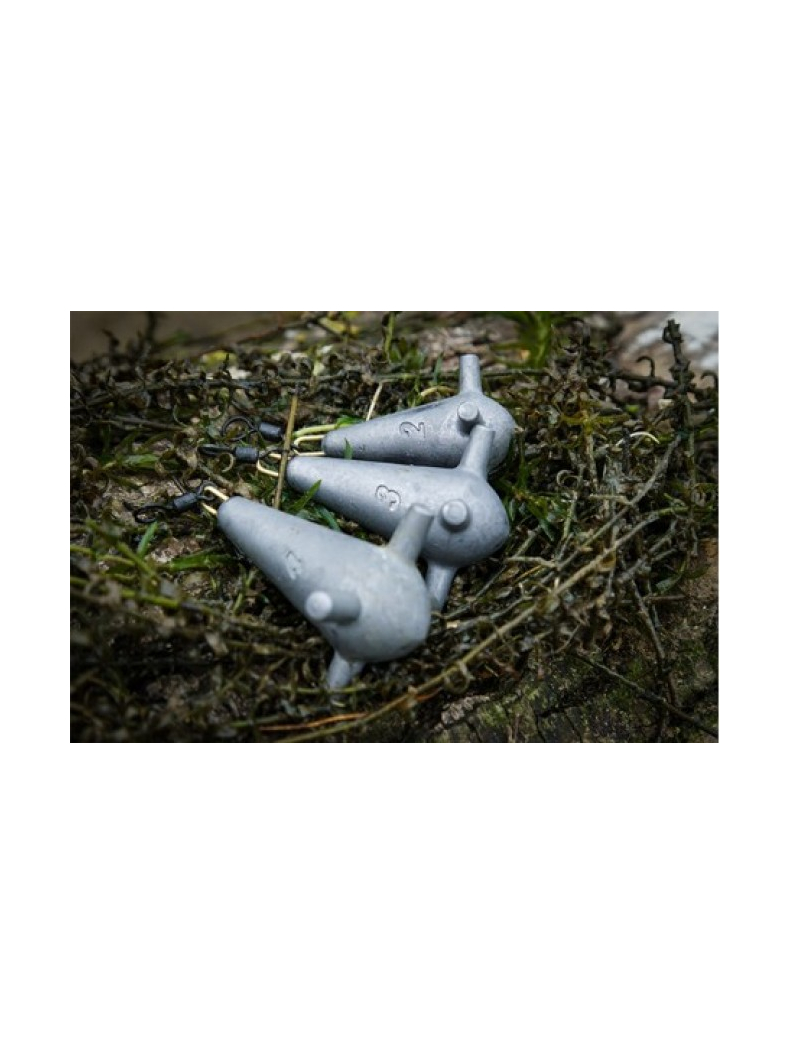 Набор маркерных грузил Korda Pronged Marker Leads в блистере, Вес грузил в наборе: 2oz + 3oz (57g + 85g), изображение 3