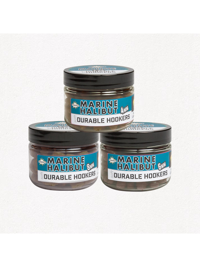 Пеллетс насадочный мягкий Dynamite Baits Marine Halibut Durable Hooker Pellets (морской палтус), Диаметр: 4 мм
