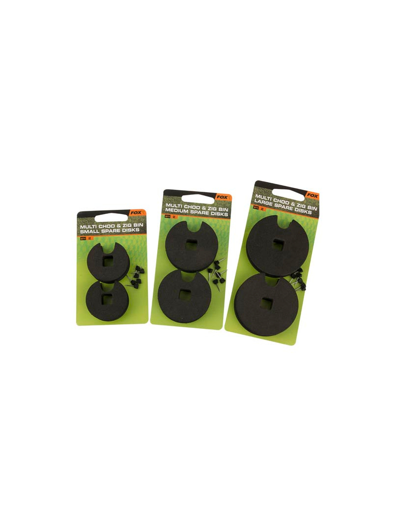 Сменные диски для поводков FOX Multi Chod & Zig Bin Disc, Размер: Large  Сменные диски для поводков FOX Multi Chod & Zig Bin Disc, Размер: Large