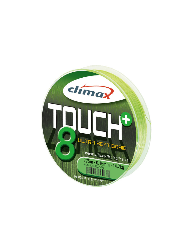 Плетеный шнур CLIMAX Touch 8 Plus Braid 0.16mm