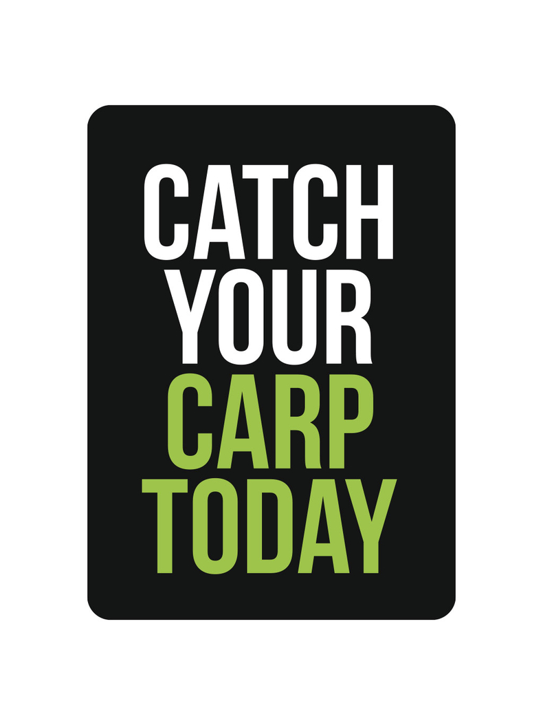 Наклейка Catch Your Carp Today Наклейка Catch Your Carp Today