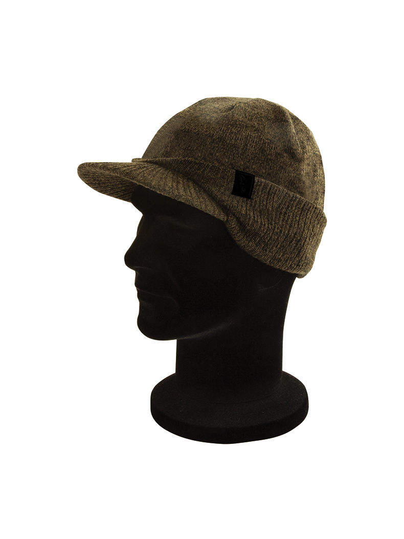 Шапка FOX Khaki/Black Peaked Beanie