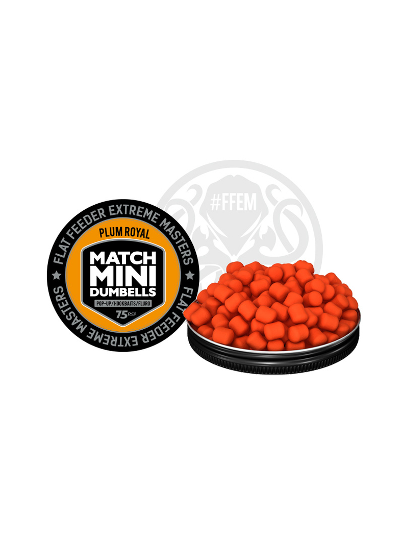 Плавающие мини дамбелсы FFEM Pop-Up Match Mini Plum Royale (королевская слива) 7x10мм Плавающие мини дамбелсы FFEM Pop-Up Match Mini Plum Royale (королевская слива) 7x10мм