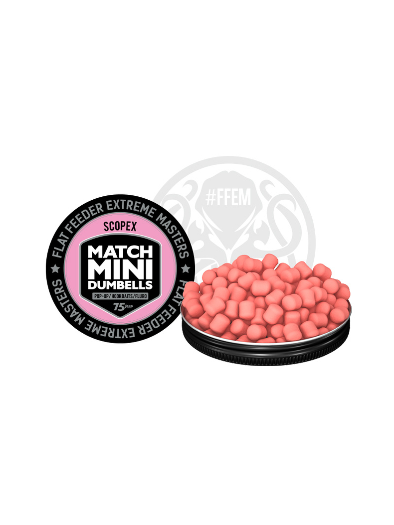 Плавающие мини дамбелсы FFEM Pop-Up Match Mini Scopex (скопекс) 7x10мм Плавающие мини дамбелсы FFEM Pop-Up Match Mini Scopex (скопекс) 7x10мм