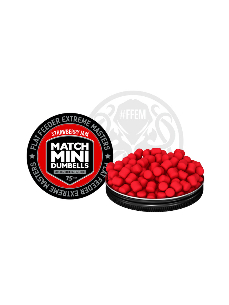 Плавающие мини дамбелсы FFEM Pop-Up Match Mini Strawberry Jam (клубничный джем) 7x10мм Плавающие мини дамбелсы FFEM Pop-Up Match Mini Strawberry Jam (клубничный джем) 7x10мм
