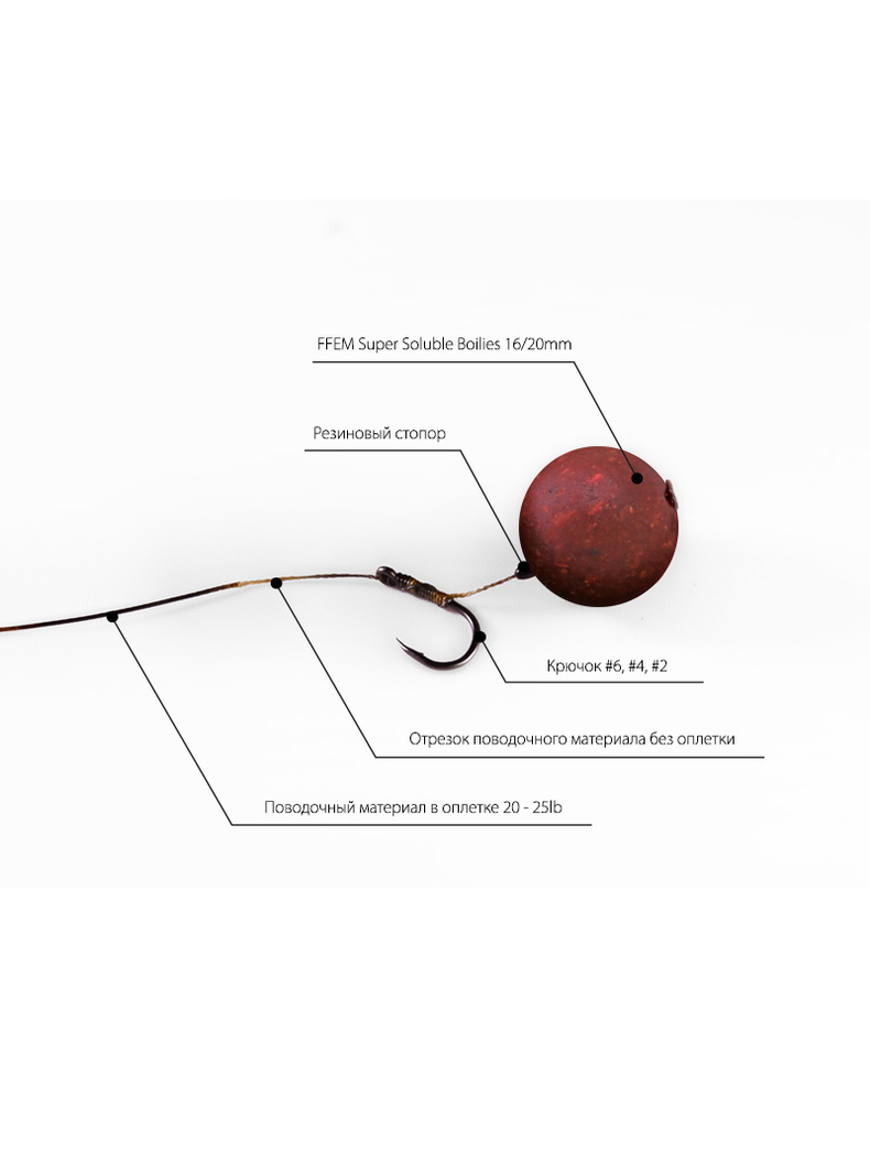 Насадочные пылящие бойлы FFEM Super Soluble Boilies HNV-Monster Crab (Краб) 16/20mm, изображение 4 Насадочные пылящие бойлы FFEM Super Soluble Boilies HNV-Monster Crab (Краб) 16/20mm, изображение 4