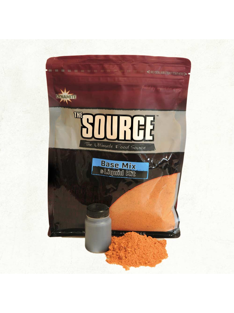 Смесь с ликвидом для приготовления бойлов Dynamite Baits Source Base Mix & Liquid Kit 1kg