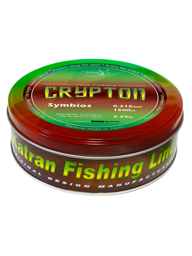 Леска карповая Katran Crypton Symbios, Диаметр лески: 0,309 мм, Размотка: 1000 м, изображение 2