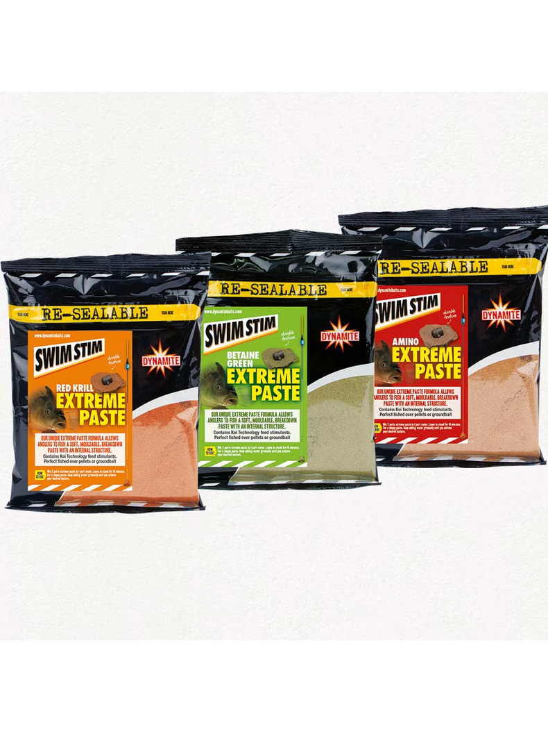 Паста Dynamite Baits Swim Stim Extreme Paste Betaine Green (зеленый бетаин) 350g, изображение 2 Паста Dynamite Baits Swim Stim Extreme Paste Betaine Green (зеленый бетаин) 350g, изображение 2