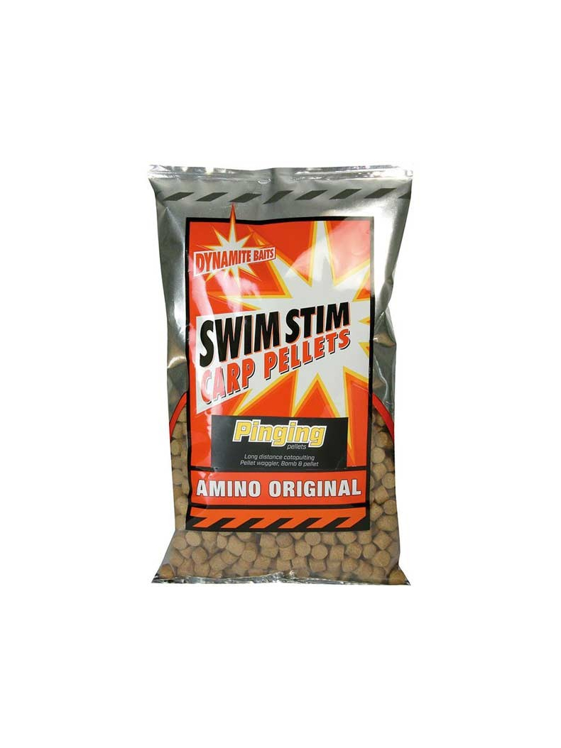 Пеллетс Dynamite Baits Swim Stim Pinging Pellets Amino Original (амино) 13mm 900g