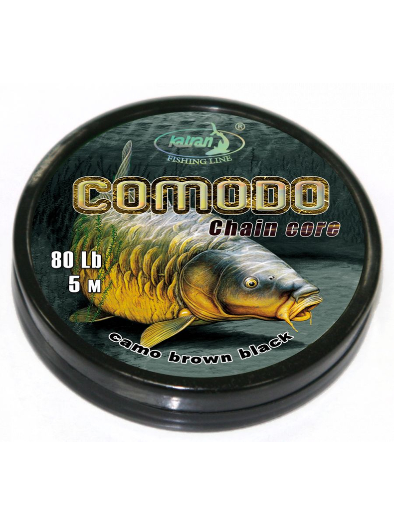Лидкор Katran Comodo Chain Core с цепным сердечником, Цвет: Camo Green Black (Темно Зеленый Камо), изображение 2 Лидкор Katran Comodo Chain Core с цепным сердечником, Цвет: Camo Green Black (Темно Зеленый Камо), изображение 2