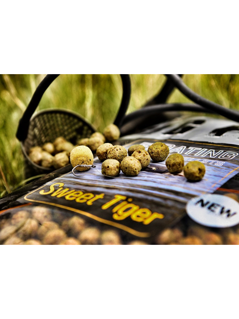 Пеллетс плавающий Dynamite Baits Big Fish Sweet Tiger Floating Pellets (сладкий тигровый орех), изображение 3