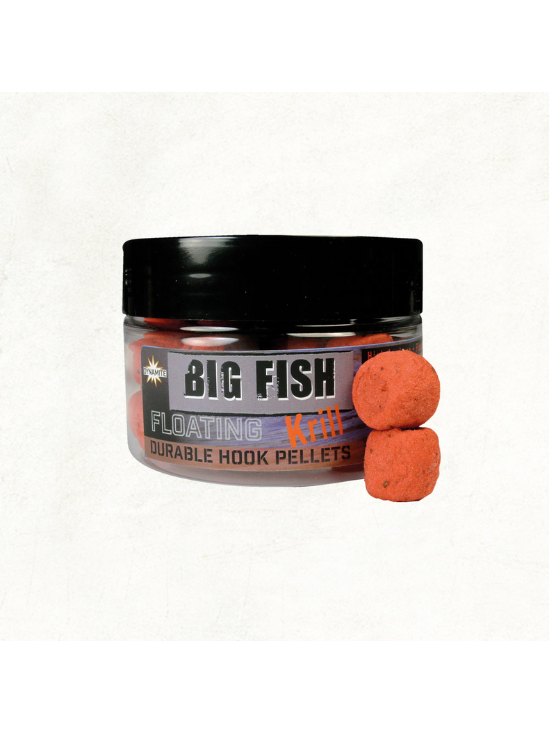 Плавающие насадки Dynamite Baits Big Fish Floating Durable Hookbaits Krill (криль) 12mm