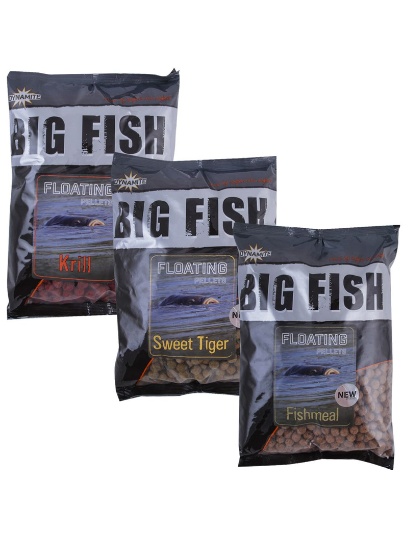 Пеллетс плавающий Dynamite Baits Big Fish Krill Floating Pellets (криль), изображение 2