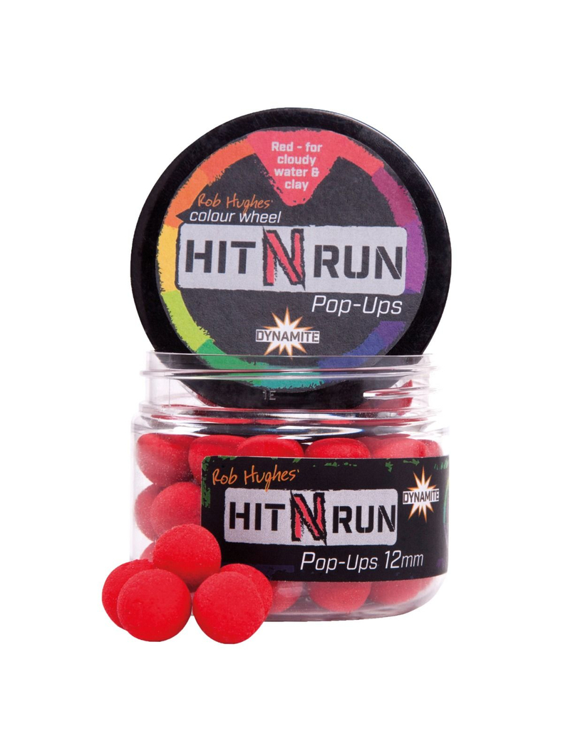 Плавающие бойлы Dynamite Baits Hit N Run Red (красный), Диаметр: 12 мм