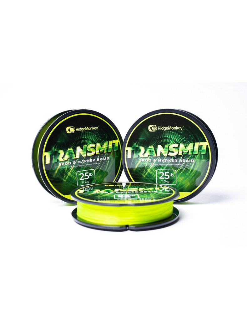Плетеный шнур Ridge Monkey Transmit Spod & Marker Braid 25lb 300m, изображение 2 Плетеный шнур Ridge Monkey Transmit Spod & Marker Braid 25lb 300m, изображение 2