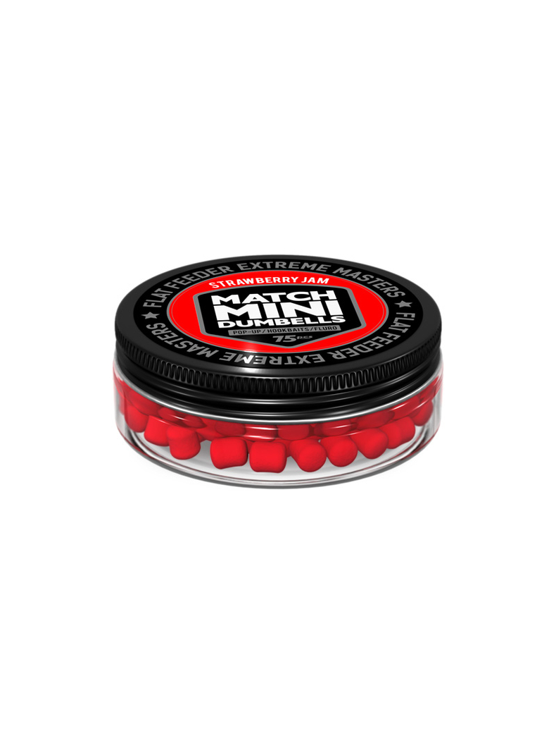 Плавающие мини дамбелсы FFEM Pop-Up Match Mini Strawberry Jam (клубничный джем) 7x10мм, изображение 2 Плавающие мини дамбелсы FFEM Pop-Up Match Mini Strawberry Jam (клубничный джем) 7x10мм, изображение 2