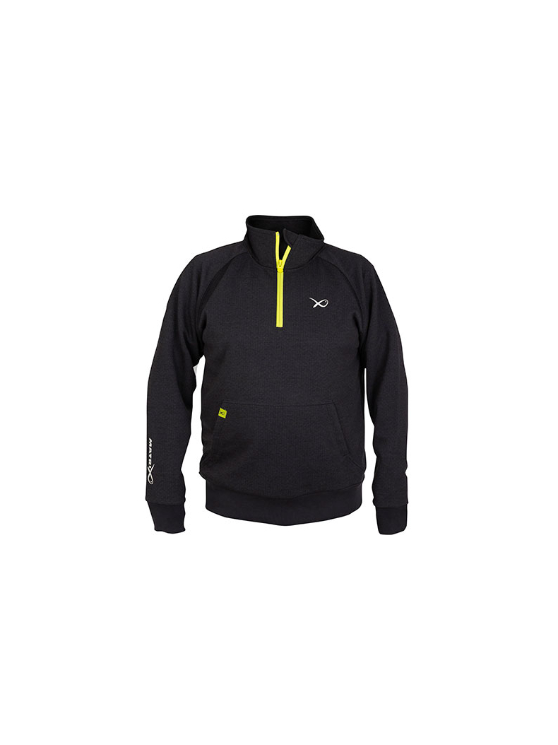 Толстовка Matrix Minimal Black Marl 1/4 Zip Sweater, Размер: XXL Толстовка Matrix Minimal Black Marl 1/4 Zip Sweater, Размер: XXL