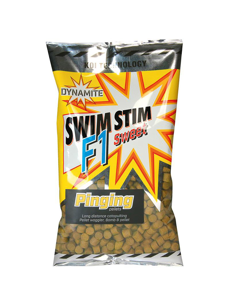 Пеллетс Dynamite Baits Swim Stim Pinging Pellets F1 Sweet (сладкий) 13mm 900g