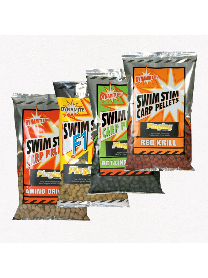 Пеллетс Dynamite Baits Swim Stim Pinging Pellets F1 Sweet (сладкий) 13mm 900g, изображение 2