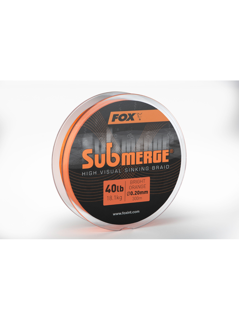 Плетеная леска FOX Submerge High Visual Sinking Braid, Длина: 600 м, Диаметр лески: 0.20 мм