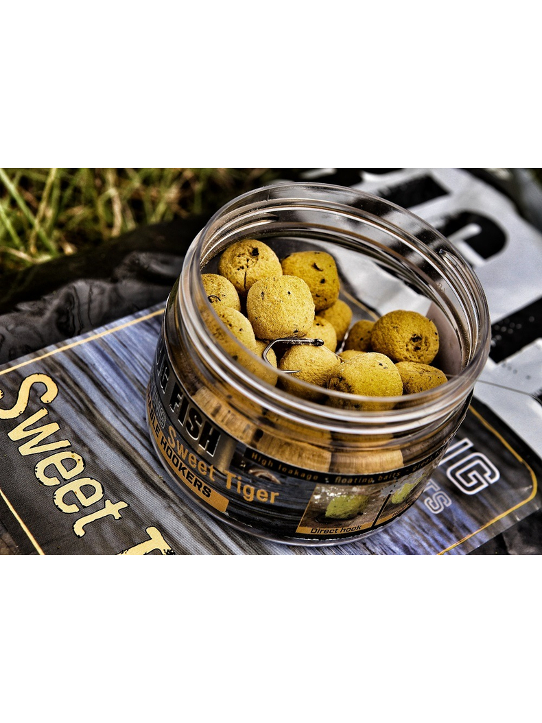 Плавающие насадки Dynamite Baits Big Fish Floating Durable Hookbaits Sweet Tiger (сладкий тигровый орех) 12mm, изображение 2