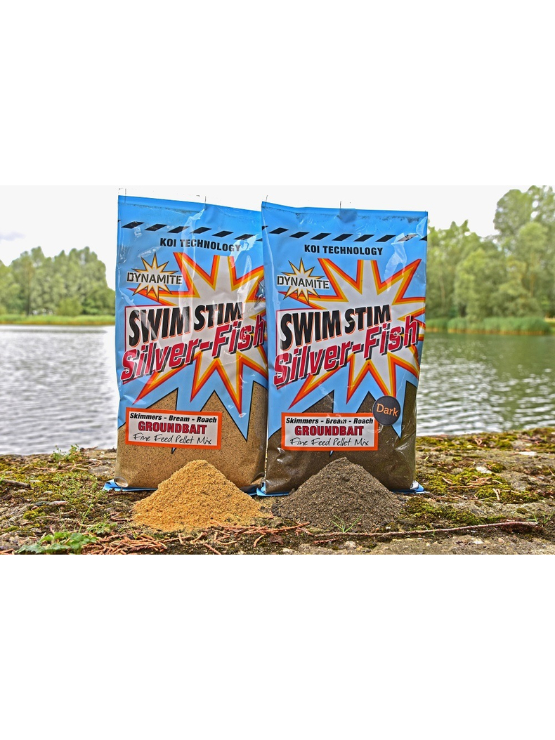 Сыпучая прикормка Dynamite Baits Swim Stim Commercial Silver Fish Groundbait Dark 900g, изображение 2