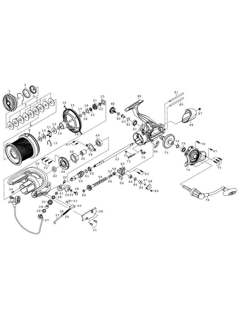 Катушка Daiwa 19 Emblem 45 SCW QD, изображение 9 Катушка Daiwa 19 Emblem 45 SCW QD, изображение 9