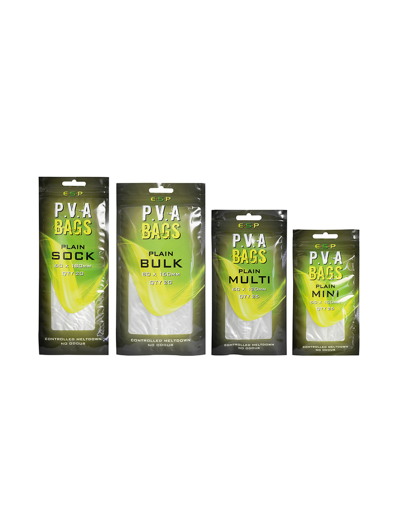 Растворимые ПВА мешки ESP PVA Bags Plain, Размер: Mini