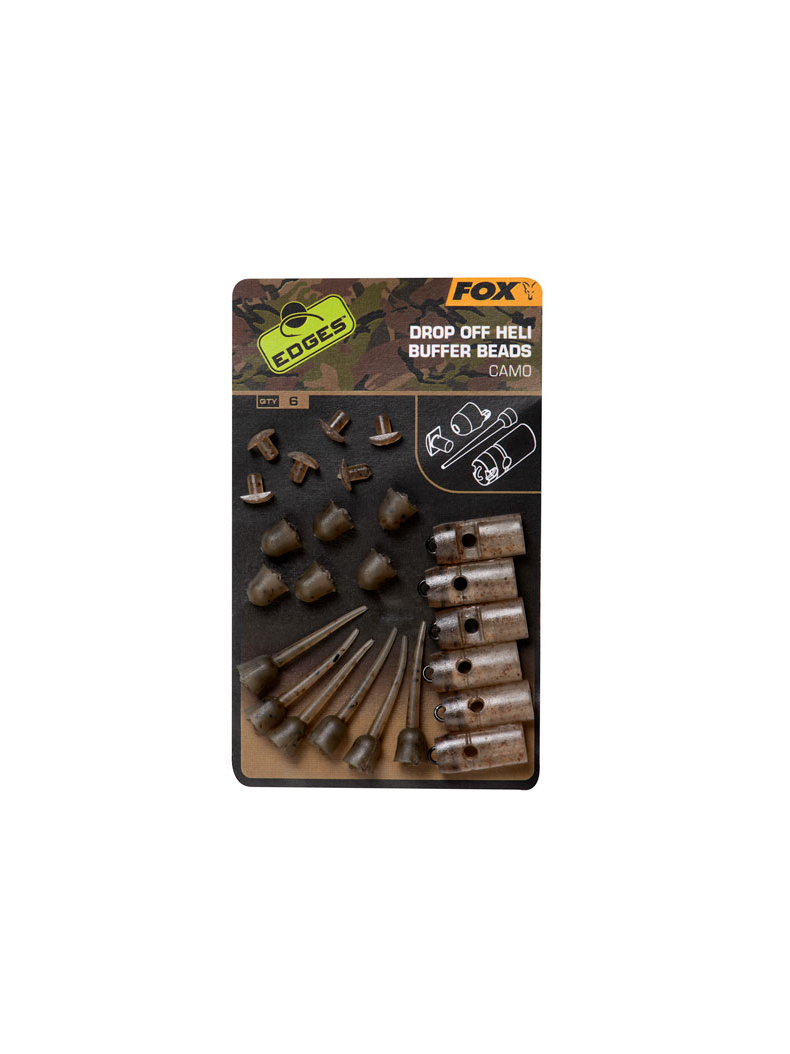 Набор для сбрасываемого вертолета FOX Edges Camo Drop Off Heli Buffer Bead Набор для сбрасываемого вертолета FOX Edges Camo Drop Off Heli Buffer Bead