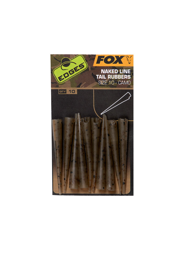 Удлиненный конус FOX Edges Camo Naked Line Tail Rubbers (размер 10) Удлиненный конус FOX Edges Camo Naked Line Tail Rubbers (размер 10)
