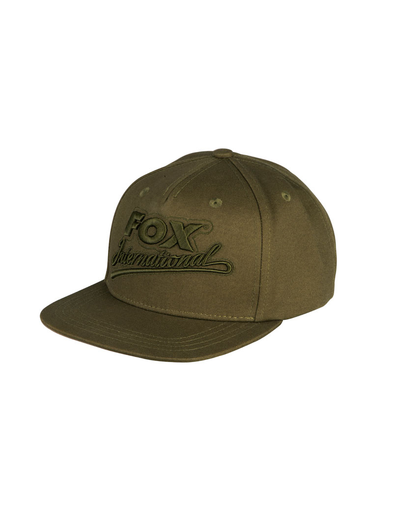 Бейсболка FOX Khaki Flat Peak College Snapback