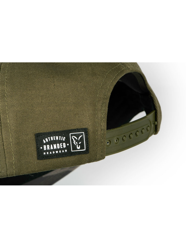 Бейсболка FOX Khaki Flat Peak College Snapback, изображение 2