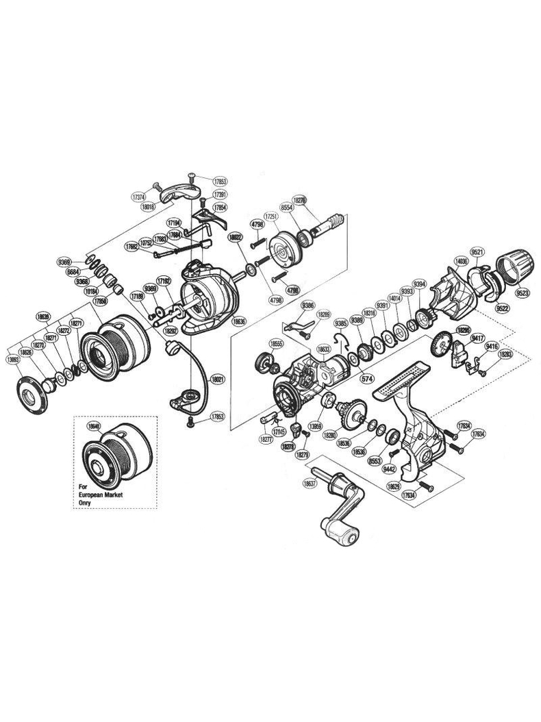 Катушка Shimano CATANA 3000SRC, изображение 6