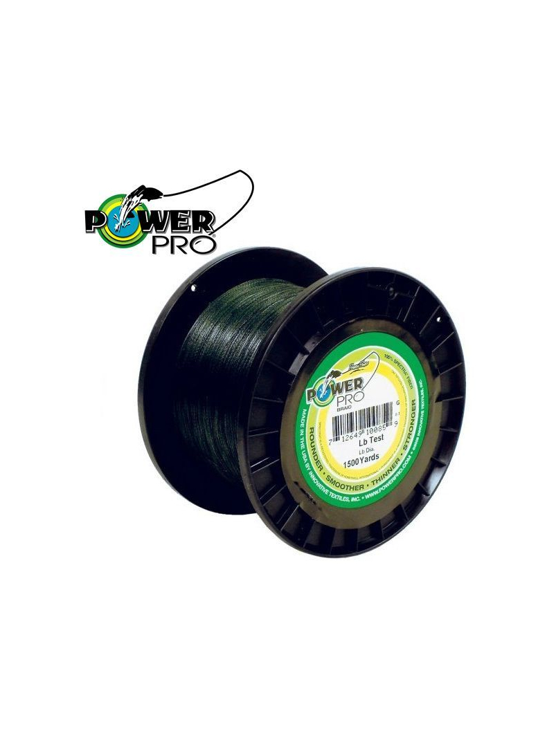 Леска плетёная POWER PRO 1370м зелёная, Диаметр: 0,43 мм
