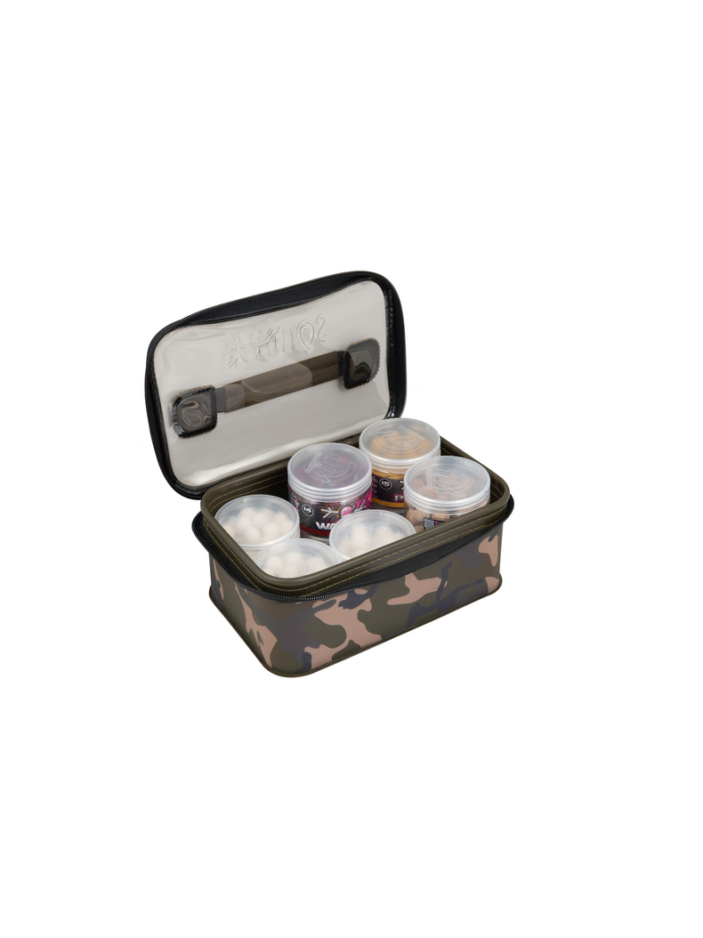 Водостойкая сумка большая для насадок FOX Aquos Camo Bait Storage L Водостойкая сумка большая для насадок FOX Aquos Camo Bait Storage L