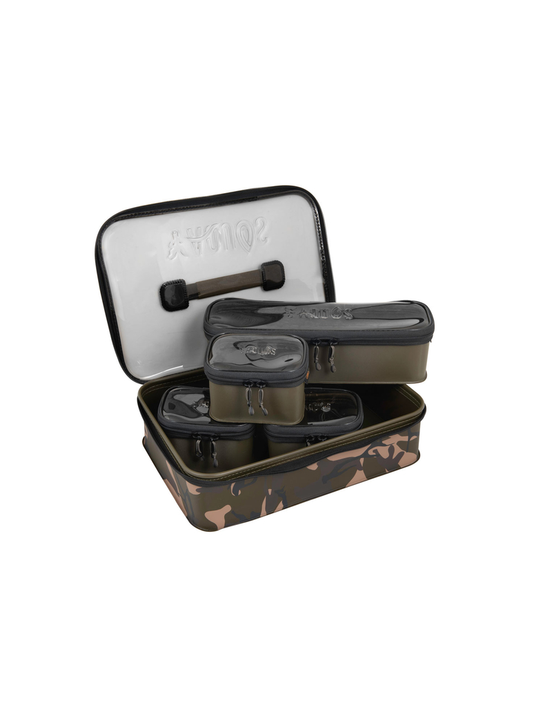 Набор водостойких сумок FOX Aquos Camo Accessory Bag System Набор водостойких сумок FOX Aquos Camo Accessory Bag System