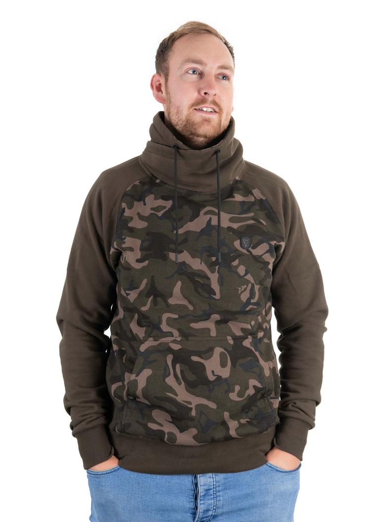 Толстовка с высоким воротом FOX Khaki/Camo High Neck, Размер: M