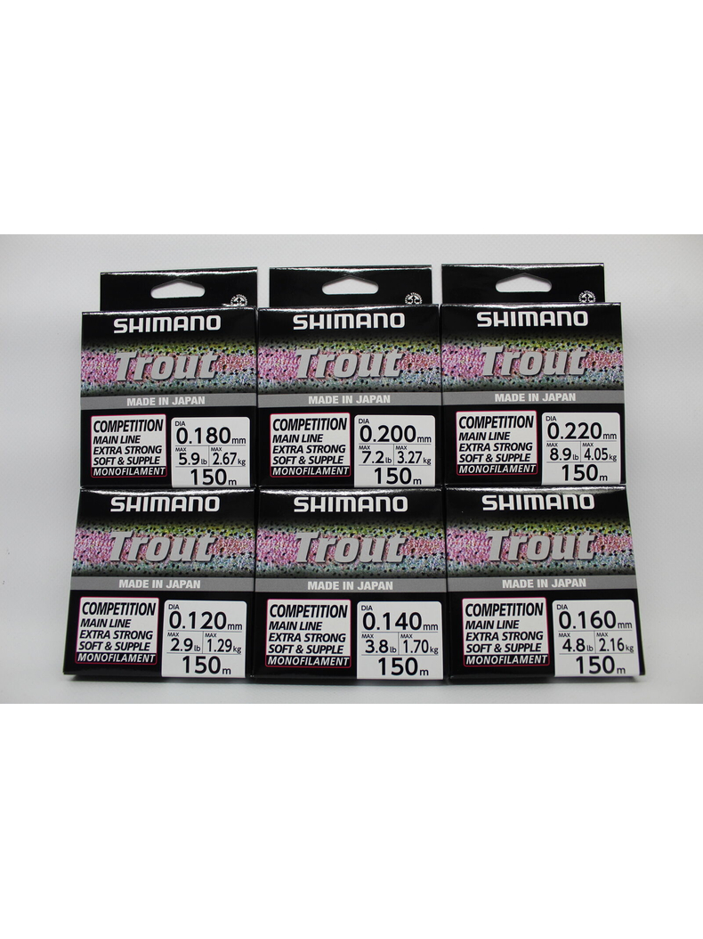 Леска SHIMANO Trout Competition Mono 150m, Диаметр: 0.12 мм, изображение 2