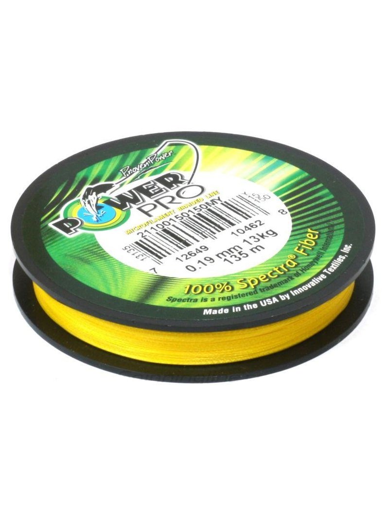 Леска плетёная Power Pro 275м жёлтая, Диаметр: 0,32 мм, изображение 3