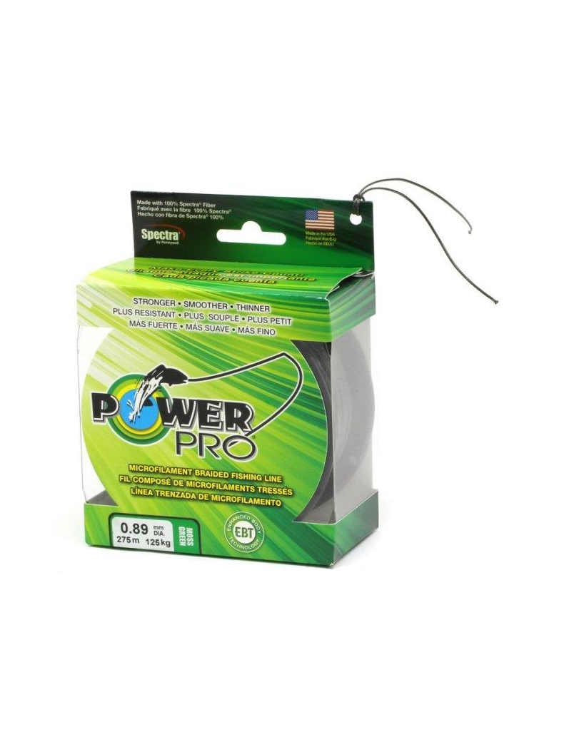 Леска плетёная Power Pro 275м зелёная, Диаметр: 0,46 мм