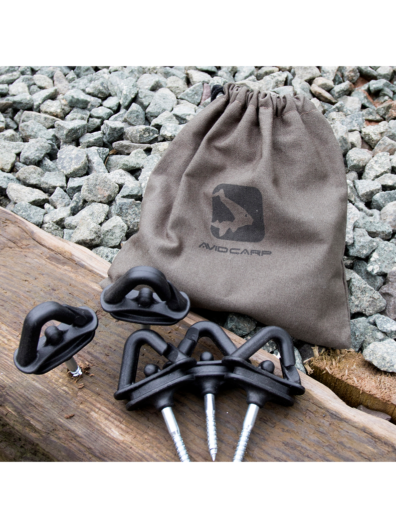 Колышки для понтона AVID CARP Screw Steady Bivvy Peg, изображение 5