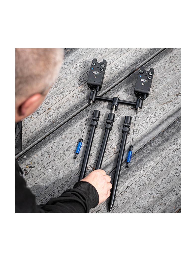 Наклонная перекладина AVID CARP Lok Down 3 Rod Buzz Pod, Ширина: 10'' (25см), изображение 5